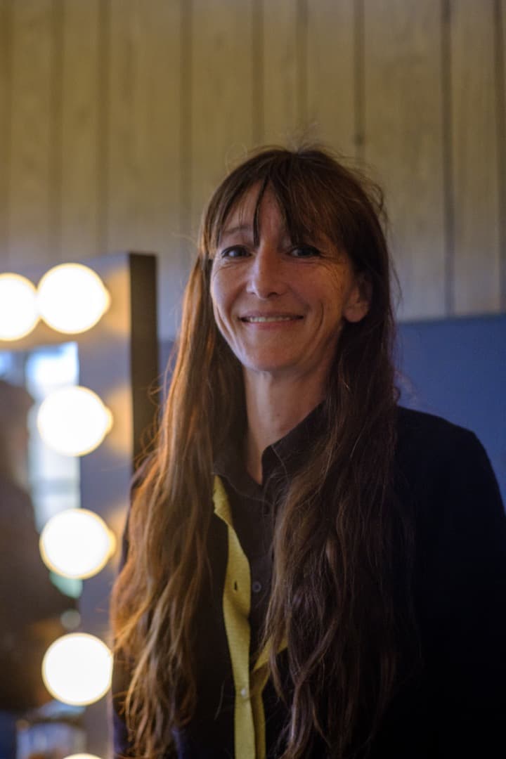 Behind the scenes photo 82 from Clone Cops production showing makeup artist jennifer whitus on the set of clone cops